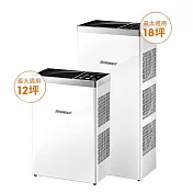 博士韋爾 Bosswell 1+1超值組合 AL120 + AL130 Mon Air 免耗材電離空氣清淨機 白