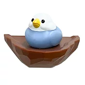 日本biite磁吸鳥巢橡皮筋收納器 藍色
