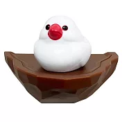日本biite磁吸鳥巢橡皮筋收納器 白色