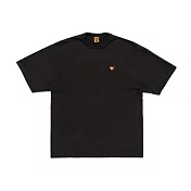 Human Made Heart Badge Tee 口袋刺繡 背後文字 白/黑 上衣 短袖 T恤 HM28CS030 L 黑色