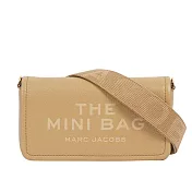 MARC JACOBS 粒面皮革迷你斜背包WOC/手拿包 駝色