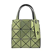 ISSEY MIYAKE 三宅一生 BAOBAO 金屬光CARAT 3x3立體手提包 綠