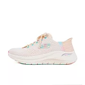 Skechers Arch Fit 2.0 [150066WNTPK] 女 休閒鞋 運動鞋 寬楦 厚底 套入式 瞬穿 粉