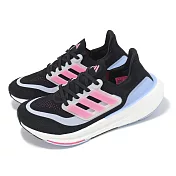 adidas 慢跑鞋 Ultraboost Light W 女鞋 黑 粉紅 緩震 運動鞋 愛迪達 IE1764