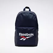 Reebok Cl Fo Backpack [GP0152] 後揹包 筆記型電腦隔層 大空間 深藍