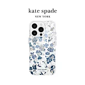 【kate spade】iPhone 16 系列 精品 磁吸 防摔殼 皇室藍 iphone16