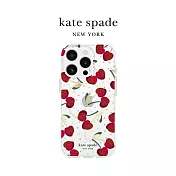 【kate spade】iPhone 16 系列 精品 磁吸 防摔殼 手機殼 嬌豔櫻桃 iphone16