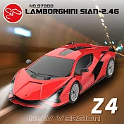 【瑪琍歐玩具】2.4G 1:24 Lamborghini Sian 遙控車/97800 紅