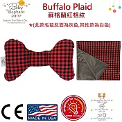 Baby Elephant Ears – 護頸枕+毛毯組 Buffalo Plaid