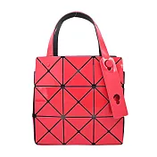 ISSEY MIYAKE 三宅一生 BAOBAO CARAT 3X3亮面手提包 紅