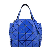 ISSEY MIYAKE 三宅一生 BAOBAO CARAT 4X4亮面手提包 藍