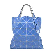 ISSEY MIYAKE 三宅一生 BAOABO 粉彩透光6x6亮面手提包 藍