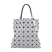 ISSEY MIYAKE 三宅一生 BAOBAO 7x7霧面手提包 淺灰