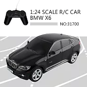 【瑪琍歐玩具】1:24 BMW X6遙控車/31700 黑