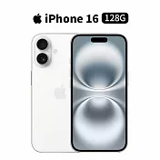 Apple iPhone 16 6.1吋 128G 手機 _白