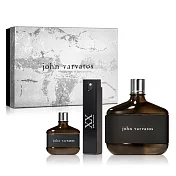 John Varvatos 經典同名男性淡香水禮盒(經典同名15ml+125ml & XX經典光芒噴霧17ml)