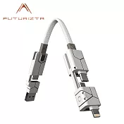 Futurizta 標準版線神 Zeus-X GO - 鑰匙圈6cm 聖白