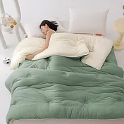 【DUYAN 竹漾】Heat Fi 超柔針織抗菌雲朵棉被(單人) / 日出森野