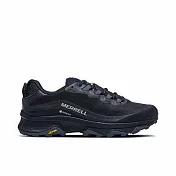 Merrell Moab Speed GTX [ML067083] 男 戶外鞋 登山 越野 黃金大底 防水 緩震 極致黑