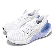 Under Armour 慢跑鞋 HOVR Phantom 3 SE 女鞋 白 紫 襪套 運動鞋 3026584108 23.5cm WHITE/PURPLE