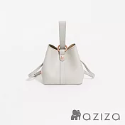 aziza NINA斜背手拎迷你水桶包 極境灰
