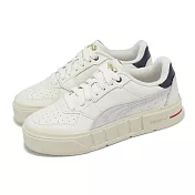 Puma 休閒鞋 Cali Court Jeux Sets Wns 女鞋 米白 藍 厚底 增高 復古  39309601