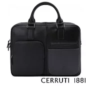 【Cerruti 1881】限量2折 義大利頂級小牛皮公事包/斜背包 全新專櫃展示品(CECA05646M)