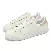 adidas 休閒鞋 Stan Smith W 女鞋 米白 粉紅 奶茶色 史密斯 愛迪達 ID4531