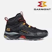 GARMONT 男款 GTX 中筒越野疾行健走鞋 9.81 Engage MID 002839 (S05016)｜黃金大底 GoreTex 防水透氣 疾速健行 越野跑 UK7 黑-橘