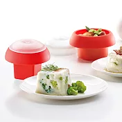 《LEKUE》微波煮蛋器2件 | 耐熱 微波料理 懶人料理 - 紅