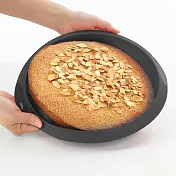 《LEKUE》10吋矽膠圓形蛋糕模 | 點心烤模 - 黑