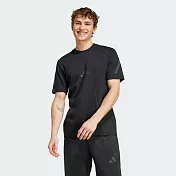 ADIDAS M Z.N.E. TEE 男短袖上衣-JE3069 L 黑色