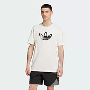 ADIDAS OUTLINE TEE 男短袖上衣-IY4890 L 白色