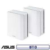 ASUS 華碩 ZenWiFi BT10 BE18000 Mesh 三頻全屋網狀 WiFi 7 無線路由器 2入組