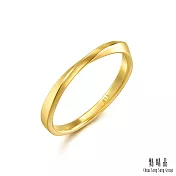 【點睛品】莫比烏斯環 黃金戒指 計價黃金(港圍04號)