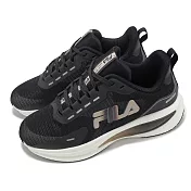 Fila 休閒鞋 Space Capsule 女鞋 黑 白 厚底 緩衝 增高 斐樂 5J920Y088