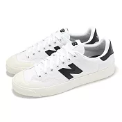 New Balance 休閒鞋 BB100 男鞋 女鞋 白 黑 復古 拼接 低筒 情侶鞋 小白鞋 NB BB100CVA-D 23cm WHITE/BLACK