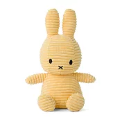 BON TON TOYS Miffy米菲兔ECO燈芯絨填充玩偶-奶油黃 23cm