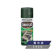 樂立恩 RUSTOLEUM 迷彩噴漆 多色澤(低反光/340g) 1919830叢林綠