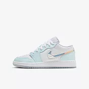 Nike Air Jordan 1 Low SE GS [HJ3481-491] 大童 休閒鞋 喬丹 流沙勾勾 冰藍