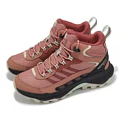 Merrell 戶外鞋 Speed Strike 2 Mid GTX 女鞋 岩石紅 防水 中筒 抓地 登山鞋 ML038264