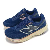 New Balance 慢跑鞋 Fresh Foam X 1080 V14 D 女鞋 寬楦 藍 米白 緩衝 運動鞋 NB W1080N14-D