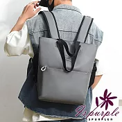【iSPurple】商務通勤*男士單肩電腦包出差雙肩包/灰