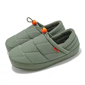 Fila 穆勒鞋 Puffer Matt 男鞋 女鞋 綠 絨毛 保暖 抽繩 麵包鞋 休閒鞋 斐樂 4C600Y300 23cm GREEN/GREEN/GREEN