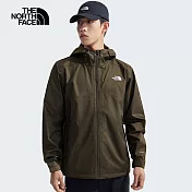 The North Face M MTN RAIN JACKET - AP 男防水外套-NF0A88RD21L 2XL 綠色