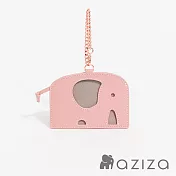 aziza 小象造型票卡夾 甜心粉