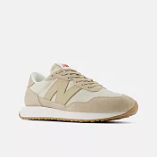 New Balance 237 系列 男女 休閒鞋-MS237CG-D US4.5 卡其色