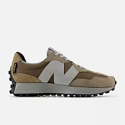 New Balance 327 系列 男女 休閒鞋-U327OA-D US5 卡其色