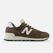 New Balance 574 系列 男女 休閒鞋-U574RBI-D US5 棕色