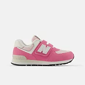 New Balance 574 系列 中大童 休閒鞋 -PV574RBS-W 19 粉紅色